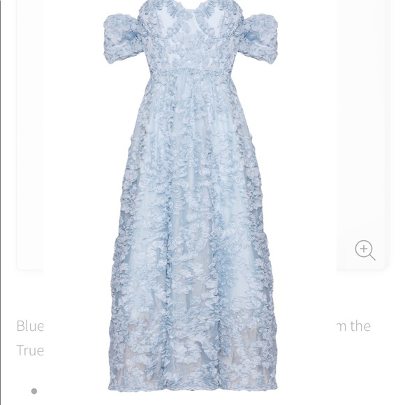 NWT - True Decadence Blue Maxi Dress - Picture 3 of 3